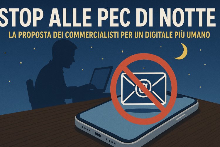 Stop alle PEC di notte: la proposta dei commercialisti per un digitale più umano
